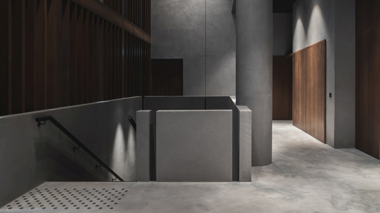 Efekt betonu na&nbsp;ścianie